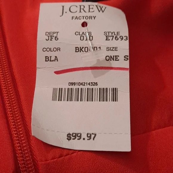J Crew Factory "Little Red Dress" - Picture 4 of 5